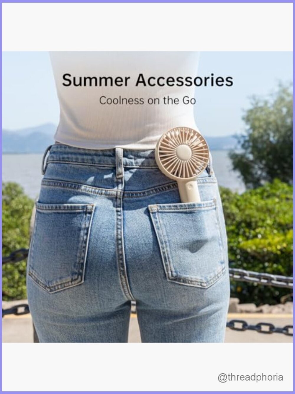 Handheld Portable Mini Fan, 4500mAh Battery, 3 Speeds, USB Rechargeable, Travel - Picture 4 of 6
